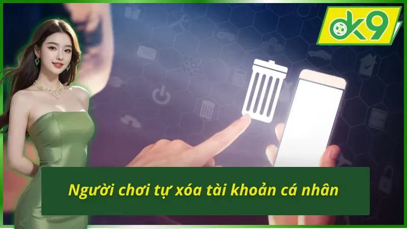 Cách xóa tài khoản OK9 tại giao diện chính thức