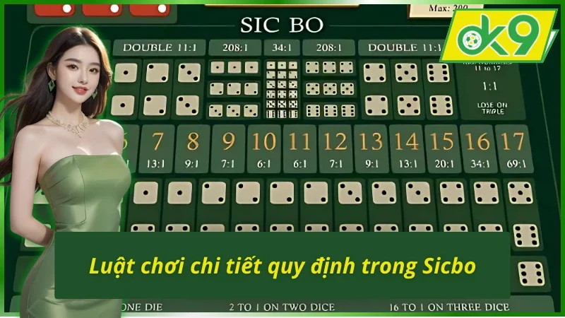 Quy định luật chơi trong Sicbo OK9