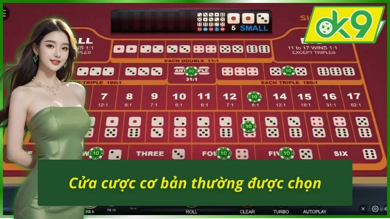 Cửa cược Sicbo OK9 đa dạng
