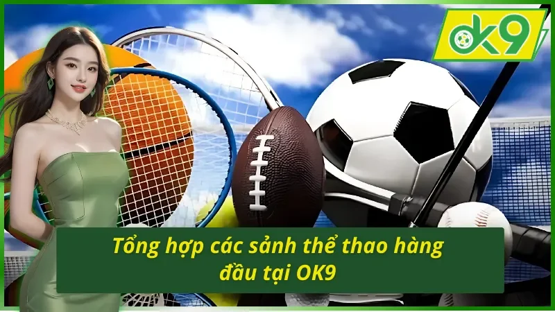 Tổng hợp các sảnh thể thao OK9 cung cấp 